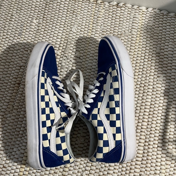 Vans SK8 old skool low red white checkerboard women 8.0 men 6.5 unisex - Picture 3 of 9